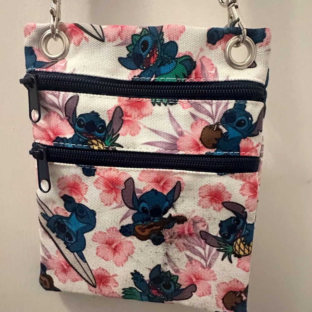Disney Stitch Floral Crossbody Bag